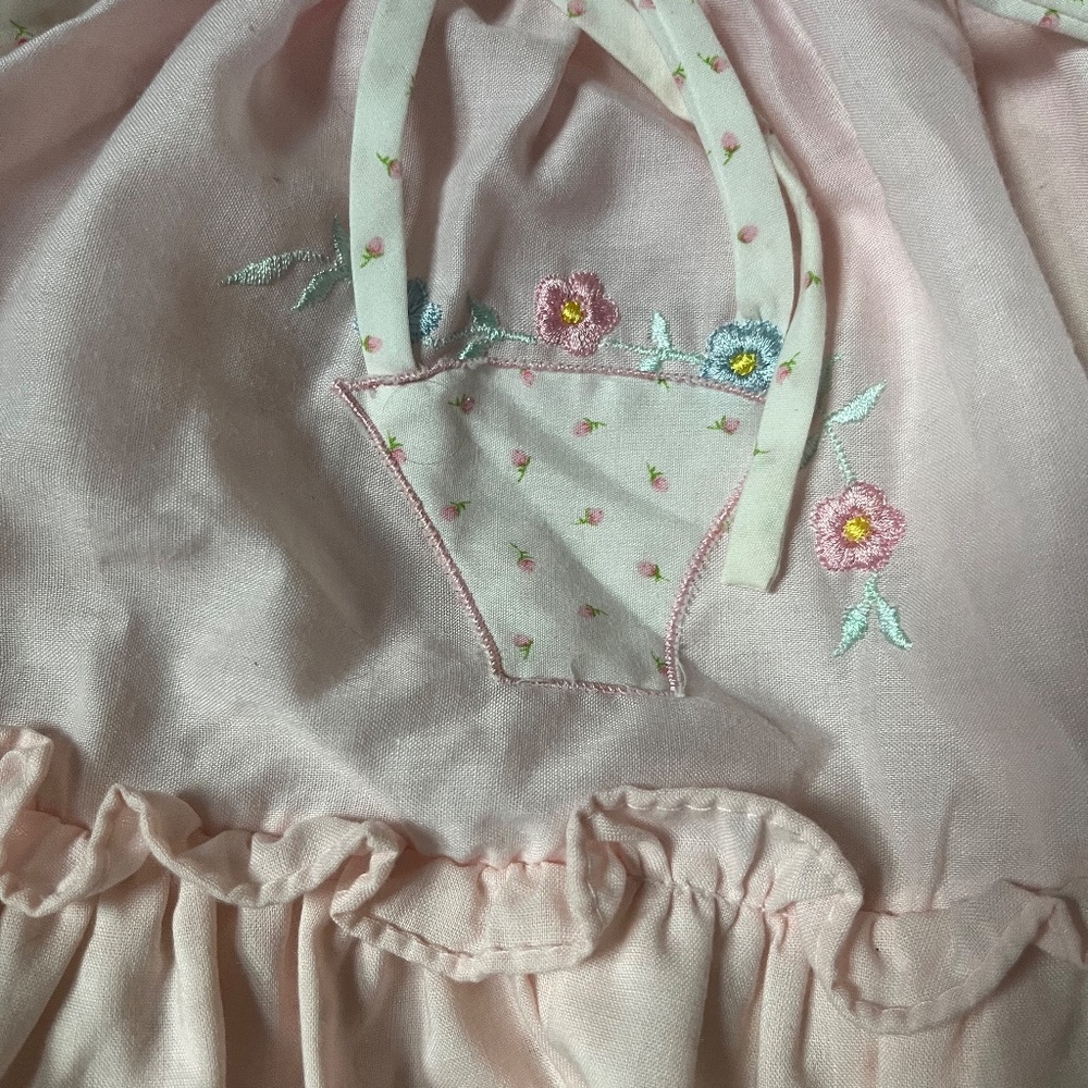 B 28 Vintage Infant Dress with Underdress - Picture 4 of 5